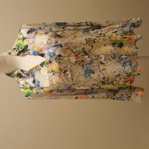 Express portofino floral shirt